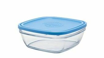 Makro Duralex Vershouddoos met deksel 2 l transparant/ blauw aanbieding