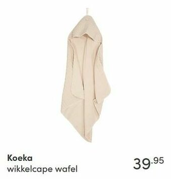 Baby & Tiener Koeka wikkelcape wafel aanbieding