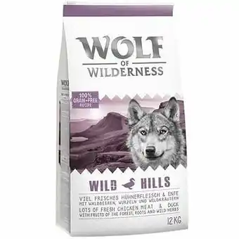 2,4kg Wolf of Wilderness "Wild Hills" - met Eend - Worst