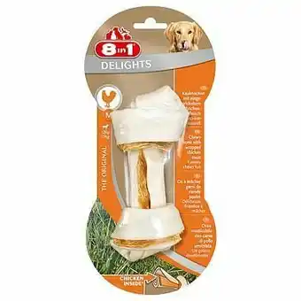 3x65g Delights Kauwbotten M 3 stuks 8in1 Hondensnacks