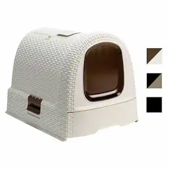 Zooplus Curver Antraciet Eco-Friendly Kattenbak aanbieding