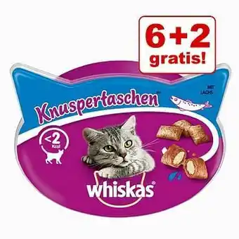 6 + 2 gratis! 8 x Whiskas Kattensnacks - Vitamine E-Xtra (8 x 50 g)