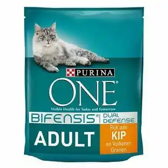 Zooplus 9,75kg Adult Kip & Volkoren Granen Purina One Kattenvoer aanbieding