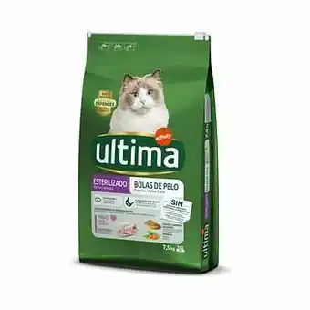 Zooplus 3kg Ultima Cat Sterilized Hairball Kattenvoer aanbieding
