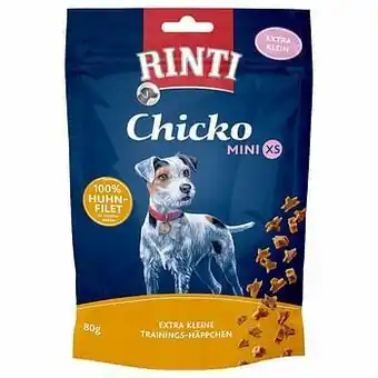 Zooplus 2x80g Rinti Extra Mini XS Kip Hondensnacks aanbieding