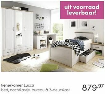 Baby & Tiener Tienerkamer lucca aanbieding
