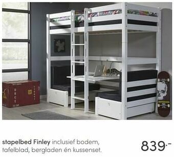 Baby & Tiener Stapelbed finley aanbieding