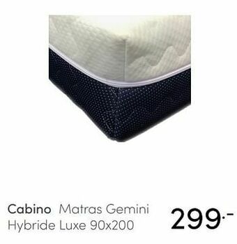 Cabino matras gemini hybride luxe