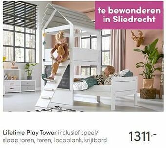 Baby & Tiener Lifetime play tower aanbieding