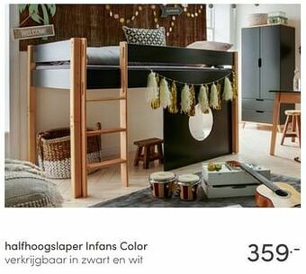 Baby & Tiener Halfhoogslaper infans color aanbieding