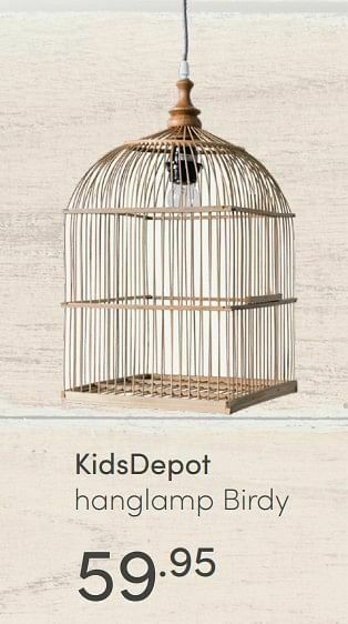 Baby & Tiener Kidsdepot hanglamp birdy aanbieding