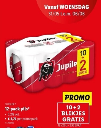 Lidl 12-pack pils aanbieding