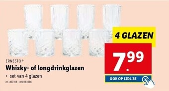 Whisky- of longdrinkglazen