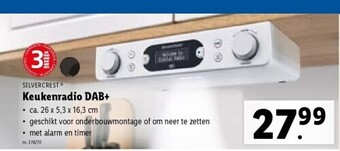 Lidl Keukenradio dab+ aanbieding