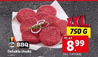 Lidl Gehakte steaks aanbieding