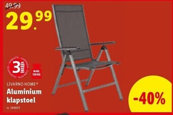 Lidl Aluminium klapstoel aanbieding