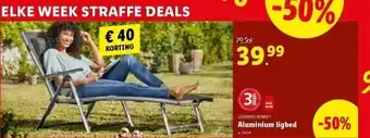 Lidl Aluminium ligbed aanbieding