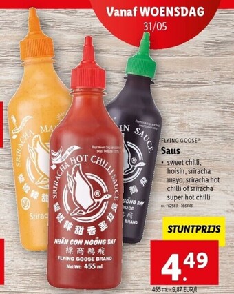 Lidl Saus aanbieding