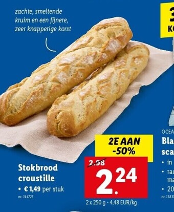 Lidl Stokbrood croustille aanbieding