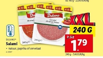Lidl Salami aanbieding