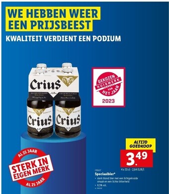 Lidl Speciaalbier* aanbieding