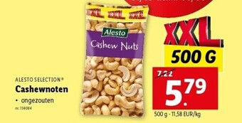 Lidl Cashewnoten aanbieding