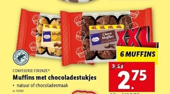 Muffins met chocoladestukjes