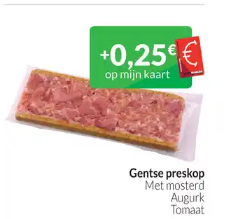 Intermarché Gentse preskop Met mosterd Augurk Tomaat aanbieding