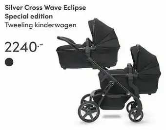 Baby & Tiener Silver cross wave eclipse special edition tweeling kinderwagen aanbieding