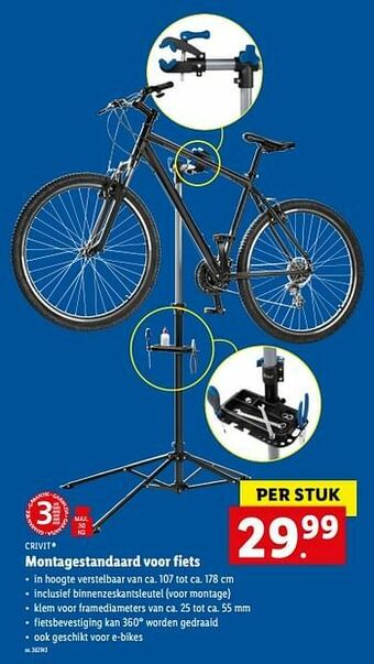 Lidl Montagestandaard voor fiets aanbieding
