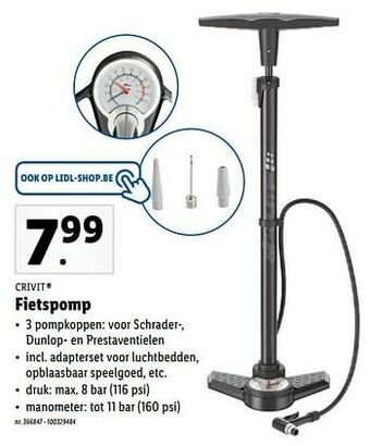 Lidl Fietspomp aanbieding