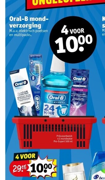 Kruidvat Oral-b mondverzorging aanbieding