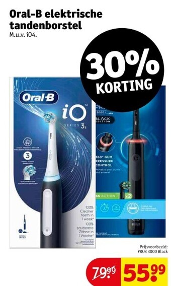Kruidvat Oral-b elektrische tandenborstel aanbieding