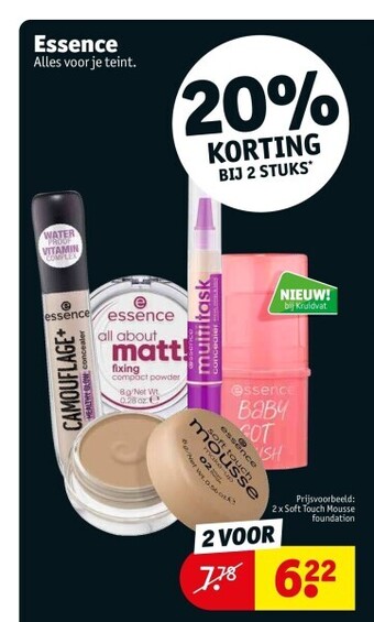 Kruidvat Essence aanbieding