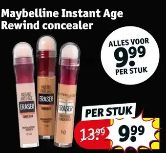 Kruidvat Maybelline instant age bourjois rewind concealer aanbieding