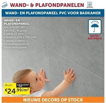 Zelfbouwmarkt Wand- en plafondpaneel aanbieding