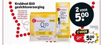 Kruidvat Kruidvat q10 gezichtsverzorging aanbieding