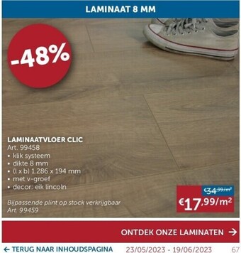 Laminaatvloer clic