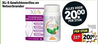 Kruidvat Xl-s gewichtsverlies en vetverbrander aanbieding