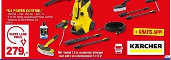 Hubo Hogedrukreiniger “k4 power control” aanbieding