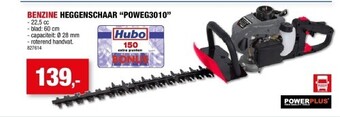 Hubo Benzine heggenschaar “poweg3010” aanbieding