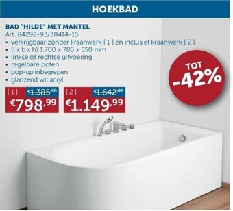 Bad hilde met mantel