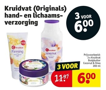 Kruidvat Kruidvat (originals) hand- en lichaamsverzorging aanbieding