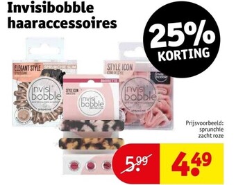 Kruidvat Invisibobble haaraccessoires aanbieding
