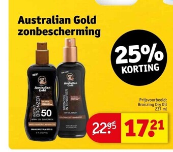 Kruidvat Australian gold zonbescherming aanbieding