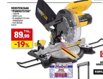 Hubo Verstekzaag “powx075700” - 1500 w aanbieding