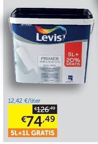Zelfbouwmarkt Muur &plafond primer aanbieding