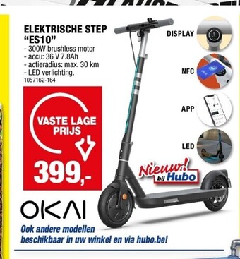Hubo Elektrische step “es10” aanbieding
