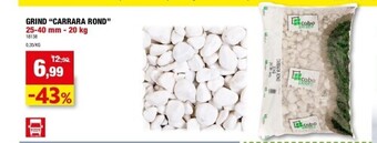 Hubo Grind “carrara rond” 25-40 mm - 20 kg aanbieding