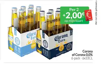Intermarché Corona of Corona 0,0% 6-pack - 6x33CL aanbieding